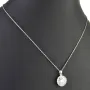 Feines Schmuckset aus 925er Sterlingsilber mit funkelndem Zirkonia im Brillantschliff (Diamantimitat) in Krappen gefasst