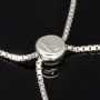 Dreireihiges Zirkonia-Armband / Zugarmband (Diamantimitationen, Brillantschliff) aus 925er Sterling Silber – filigran, funkelnd & längenverstellbar (ca. 16–21 cm) - mit ca. 140 fein eingearbeiteten Zirkoniasteinen (Diamantimitationen, Brillantschliff)