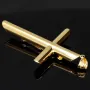 Größerer Kreuzanhänger „Jesus Christus“ Kreuz aus 585er (14 Karat) Bicolor-Gold