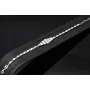 Funkelndes Armband aus 925 Sterling Silber, rhodiniert – mit leuchtenden Zirkonia im Marquiseschliff (Navette-Schliff) besetzt - Länge anpassbar ca: 16,5-19 cm