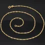 Feine Goldkette aus edlem 585er (14 Karat) Gelbgold – filigran & elegant ca. 44cm lang, ca. 1,4m m breit