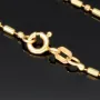 Feine Goldkette aus edlem 585er (14 Karat) Gelbgold – filigran & elegant ca. 44cm lang, ca. 1,4m m breit