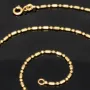 Feine Goldkette aus edlem 585er (14 Karat) Gelbgold – filigran & elegant ca. 44cm lang, ca. 1,4m m breit
