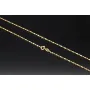 Feine Goldkette aus edlem 585er (14 Karat) Gelbgold – filigran & elegant ca. 44cm lang, ca. 1,4m m breit