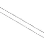 585 Venezianerkette aus 14K Weißgold - 38,5cm Länge