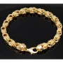 Premium Königsarmband in außergewöhnlichem Design aus edlem 14K 585 Gold , ca. 6,5mm breit, 23cm lang (ca. 13g)