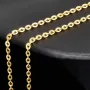Stilvolle Goldkette / Ankerkette aus glänzendem 585 / 14K Gold , ca. 50 cm Länge 2,3 mm