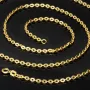 Stilvolle Goldkette / Ankerkette aus glänzendem 585 / 14K Gold , ca. 50 cm Länge 2,3 mm