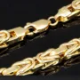 Funkelnde Königskette aus hochwertigem 585er Gold (14 K) (ca. 41g, 62cm, 5,5mm)