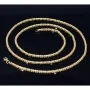 Klassische Königskette aus 14k 585 Gold (Gelbgold) in 2,2 mm Stärke mit Karabinerverschluss - Länge 65cm