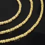 Hochwertige Königskette aus 14k 585 Gold (Gelbgold) in 2,2mm Stärke - Länge 70cm