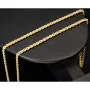 Kordelkette in klassischem Design in ca. 60 cm Länge aus funkelndem 585er Gold 14k ca. 3mm Breite