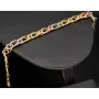 Exklusives Tricolor-Goldarmband aus 14K 585 Gold – Eleganz in Gelbgold, Roségold und Weißgold (ca. 19,5 cm, 7 mm)