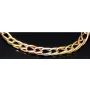 Exklusives Tricolor-Goldarmband aus 14K 585 Gold – Eleganz in Gelbgold, Roségold und Weißgold (ca. 19,5 cm, 7 mm)