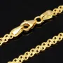 Feingliedrige Goldkette aus hochwertigem 585 / 14K Gold (Gelbgold) , ca. 55 cm Länge 3mm