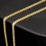 Feingliedrige Goldkette aus hochwertigem 585 / 14K Gold (Gelbgold) , ca. 55 cm Länge 3mm