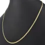 Feingliedrige Goldkette aus hochwertigem 585 / 14K Gold (Gelbgold) , ca. 55 cm Länge 3mm