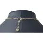 Glänzende Ankerkette mit fantasievollen Elementen aus hochwertigem 585 14k Gold mit Zirkoniabesatz (längenverstellbar von 45cm-ca. 47,5cm)
