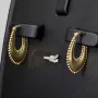 Exquisite Creolen / Hoops in elegantem, zeitlosen Design aus edlem, polierten 585 / 14K Gold