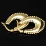 Exquisite Creolen / Hoops in elegantem, zeitlosen Design aus edlem, polierten 585 / 14K Gold