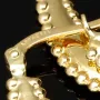 Exquisite Creolen / Hoops in elegantem, zeitlosen Design aus edlem, polierten 585 / 14K Gold