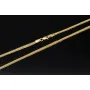 Filigrane Goldkette aus funkelndem 585 / 14K Gold (Gelbgold) , ca. 56 cm Länge 3mm