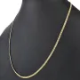Filigrane Goldkette aus funkelndem 585 / 14K Gold (Gelbgold) , ca. 56 cm Länge 3mm