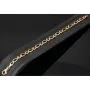 Exklusives Armband aus 585er (14k) Tricolor Gold (Gelbgold, Roségold und Weißgold) - ca. 20cm, ca. 5,5mm