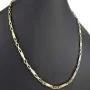 Außergewöhnliche Goldkette / Ankerkette mit filigranem Greco-Design aus 14K 585er Gold (Gelbgold) – ca. 60 cm, 4 mm - Hochwertig verarbeitet