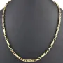 Außergewöhnliche Goldkette / Ankerkette mit filigranem Greco-Design aus 14K 585er Gold (Gelbgold) – ca. 60 cm, 4 mm - Hochwertig verarbeitet