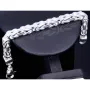 Silberarmband Königsarmband aus Silber (ca. 83,9g, 24 cm Länge, 8mm Breite) 925er Sterlingsilber