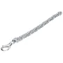Silberarmband Königsarmband aus Silber (ca. 83,9g, 24 cm Länge, 8mm Breite) 925er Sterlingsilber
