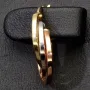 Tricolor Gold-Creolen – Eleganz in drei Goldtönen aus 585er 14K Gold (Gelbgold, Roségold und Weißgold)