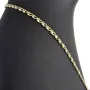 Funkelnde Goldkette für Damen in außergewöhnlichem Herz-Design aus hochwertigem Gold 585 / 14k (Bicolor Gelb- und Weißgold) ca. 50cm Länge, ca. 4mm