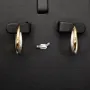 Elegante Doppel-Creolen aus 14K Bicolor-Gold – stilvoll & raffiniert
