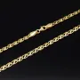 Hochwertige Goldkette mit feinem Design in 585 14k Gelbgold (ca. 54 cm lang, 3,5 mm breit)