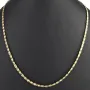 Hochwertige Goldkette mit feinem Design in 585 14k Gelbgold (ca. 54 cm lang, 3,5 mm breit)