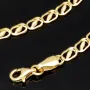 Hochwertige Goldkette mit feinem Design in 585 14k Gelbgold (ca. 54 cm lang, 3,5 mm breit)