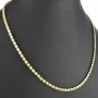 Hochwertige Goldkette in außergewöhnlichem Design aus Gold 585 14k Gelbgold (ca. 50 cm lang, ca. 3,4 mm breit)