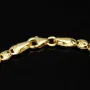 Gold-Armband aus edlem 14K / 585 Gelbgold in stlvollem Design ca. 18,5 cm Länge , 3,5mm