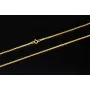 Engmaschige Goldkette / Ankerkette aus funkelnden 585 / 14K Gold , ca. 50cm Länge 2mm