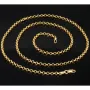 Funkelnde Rundankerkette in stilvollem Design aus glänzendem 585 / 14K Gold (Gelbgold) ca. 55cm, 3mm