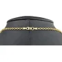 Funkelnde Rundankerkette in stilvollem Design aus glänzendem 585 / 14K Gold (Gelbgold) ca. 55cm, 3mm