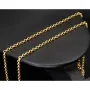Funkelnde Rundankerkette in stilvollem Design aus glänzendem 585 / 14K Gold (Gelbgold) ca. 55cm, 3mm