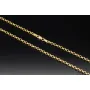 Funkelnde Rundankerkette in stilvollem Design aus glänzendem 585 / 14K Gold (Gelbgold) ca. 55cm, 3mm