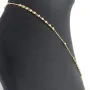Edle Rosenkranz Y-Kette mit kleinem Amulett und Kreuzanhänger in hochwertigem 14K / 585 Gelbgold