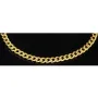Hochwertig verarbeitetes Panzerarmband aus hochglanzpoliertem 585 14k Gold in 4 mm Stärke, ca. 19 cm Länge