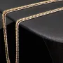 Außergewöhnliche Layer-Goldkette / Collier in außergewöhnlichem Tricolor Design aus 14K 585 Gold (Gelbgold, Weißgold, Roségold) - ca. 45cm
