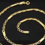 Kurze Goldkette im Figaro-Design aus funkelndem 585 / 14k Gold in ca. 45cm, 2,5mm