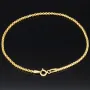 Hochwertig produziertes Goldarmband aus edlem 14K 585er Gold (Gelbgold) kurzgliedrig ca. 19cm, 2mm